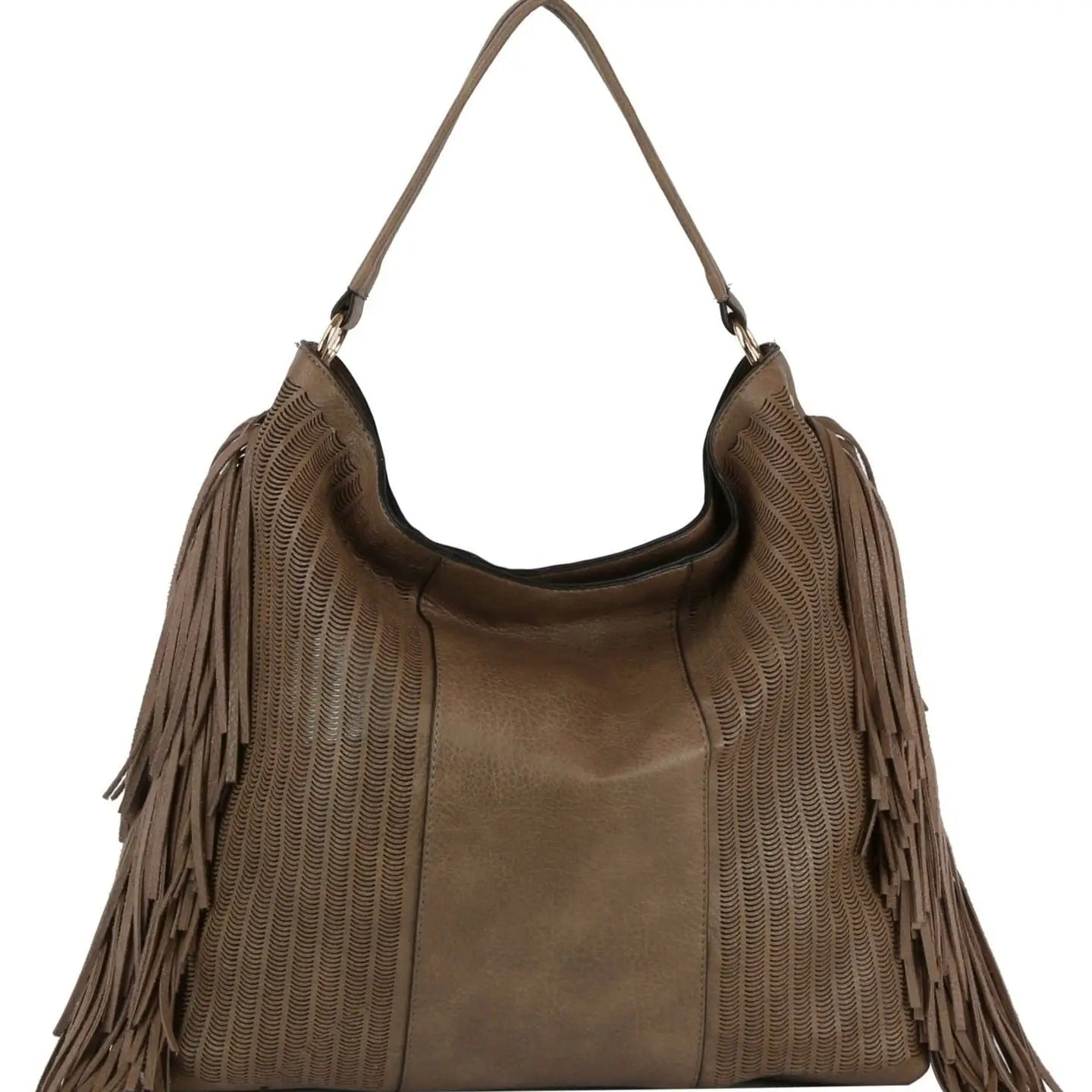 Janice Fringe Hobo Bag