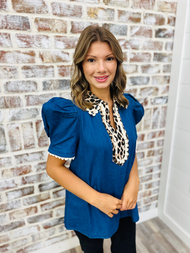 Denim Darling Top