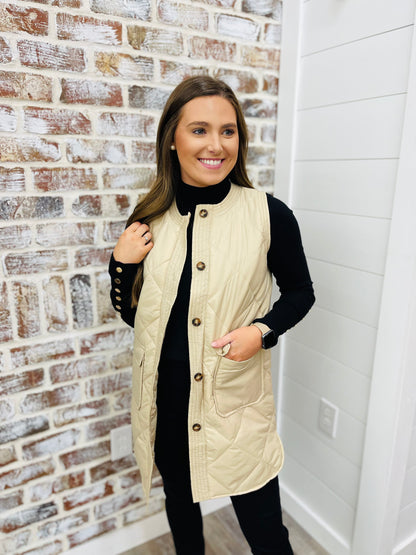 Camel Zara Vest