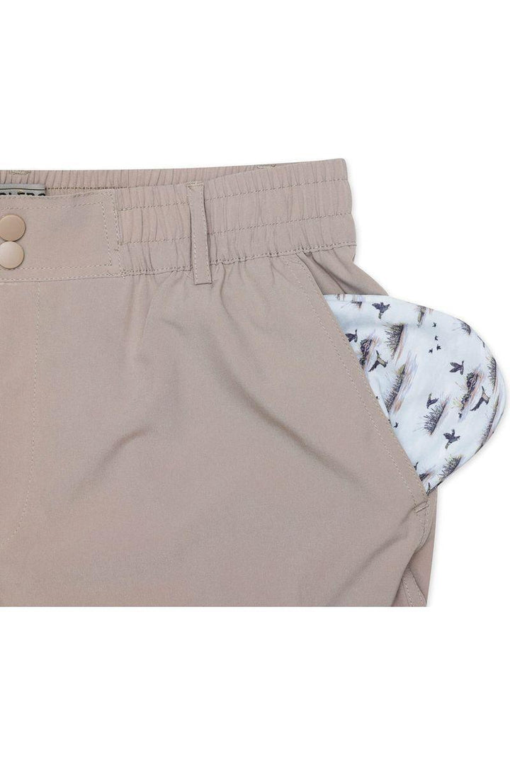 Burlebo | Everyday Short - Cobblestone Khaki Duck Hunt Pocket