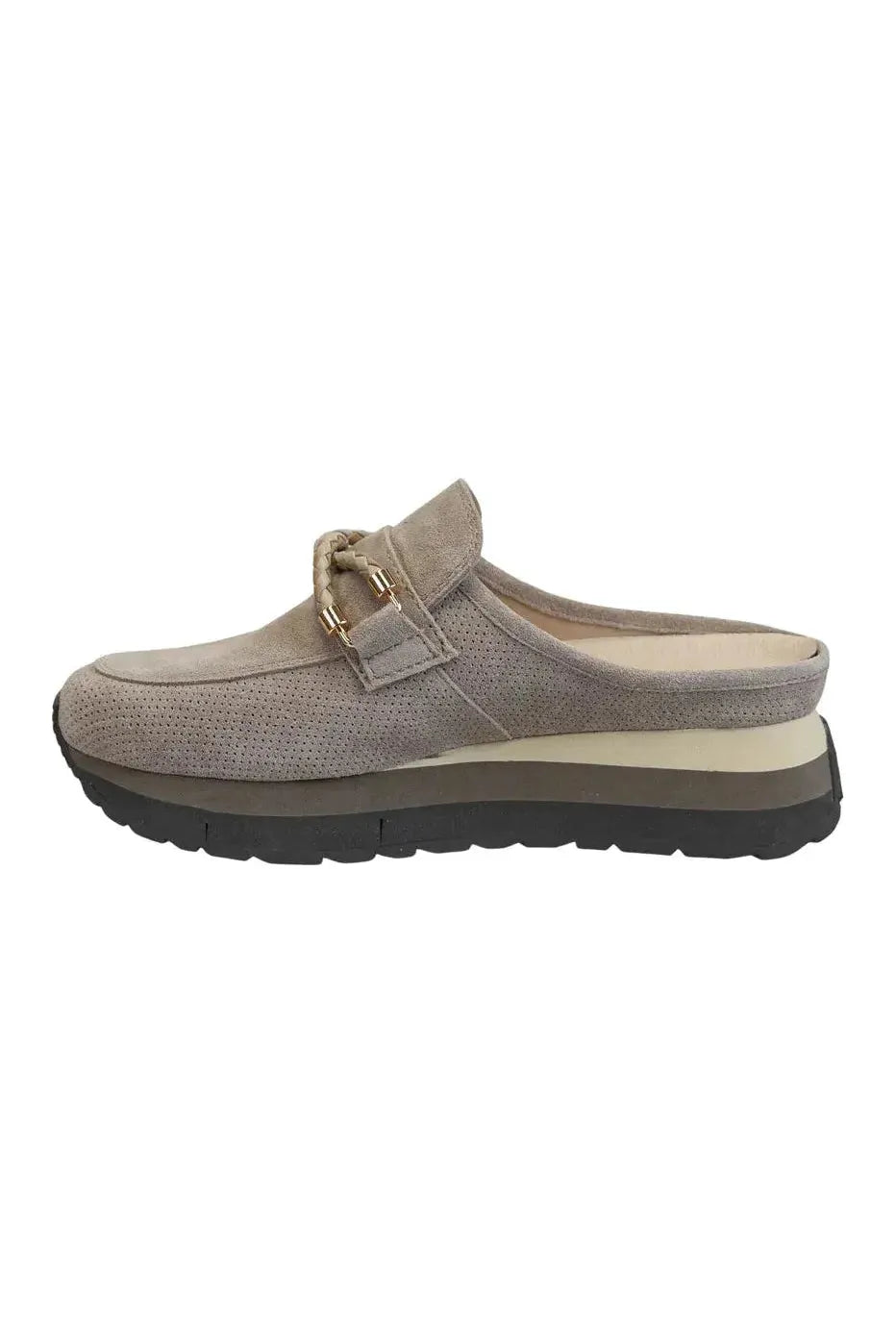 Naked Feet| Polo Taupe Platform Sneakers