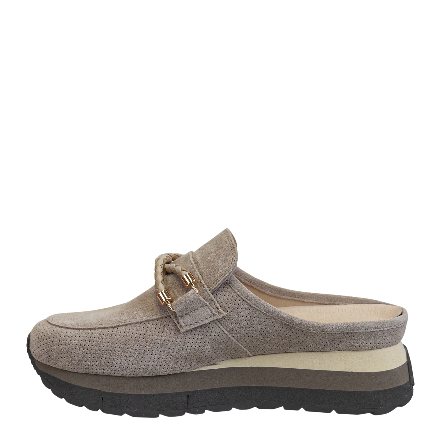 Naked Feet| Polo Taupe Platform Sneakers