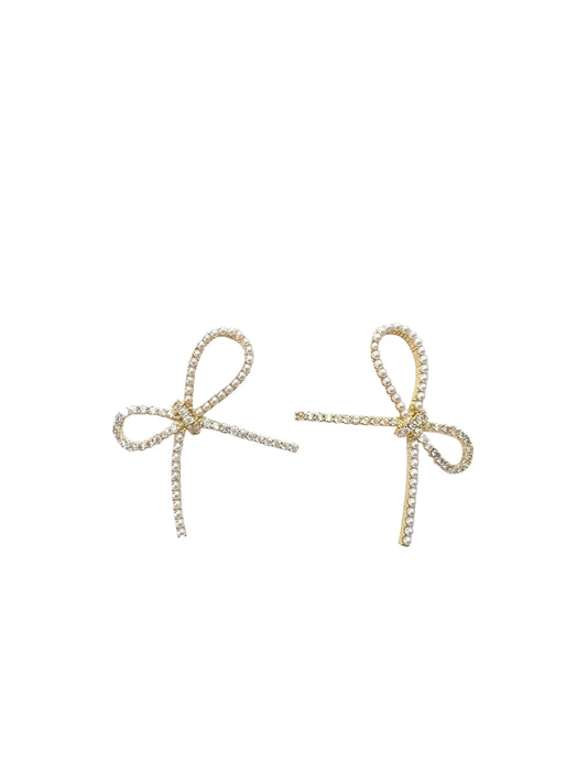 Gemelli Pearl Bow Earring