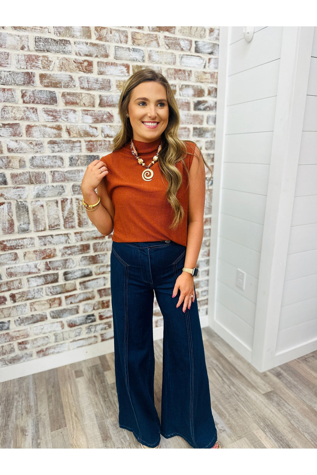 High Waisted Wide Leg Jeans