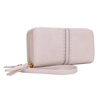 Sherrie Double Zipper Wallet