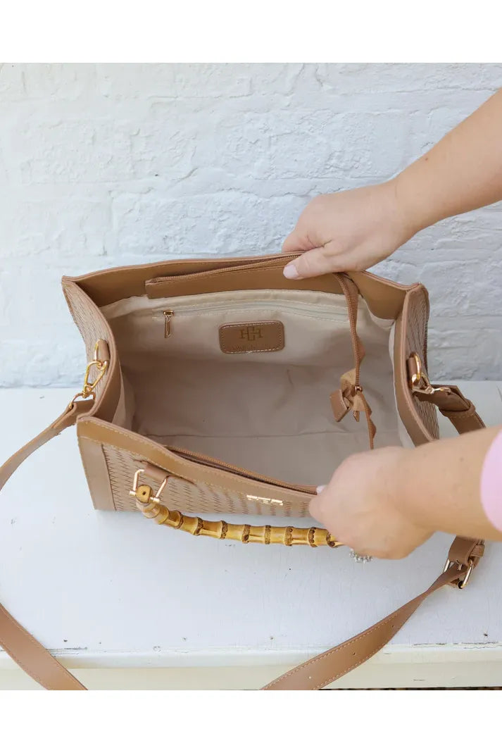 Palmer Tote Woven Tan
