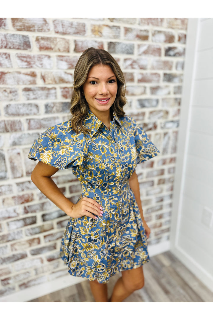 Blue Willow Bloom Dress