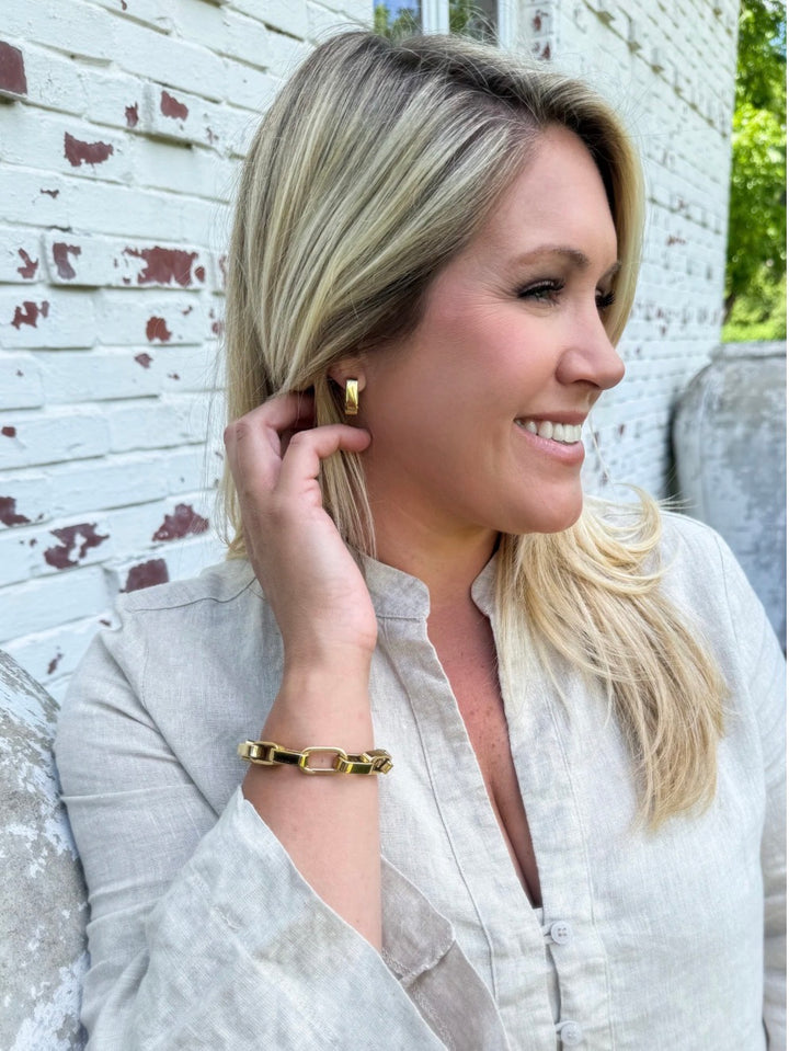 Tatum James | Square Link Bracelet