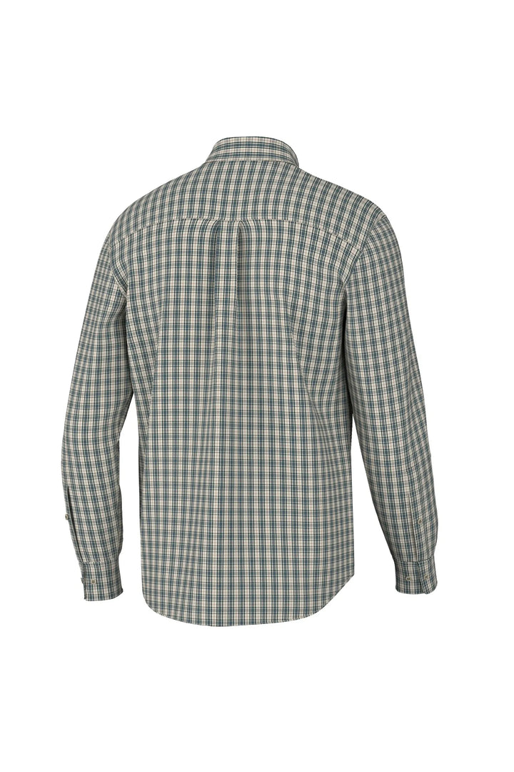 Local Boy Stamps Dress Shirt Beige/Olive/Green