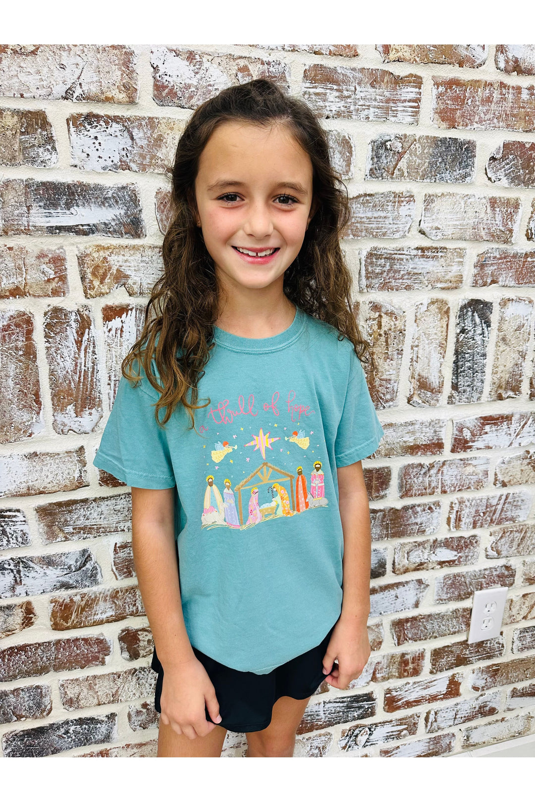 Nativity scene youth tshirt 