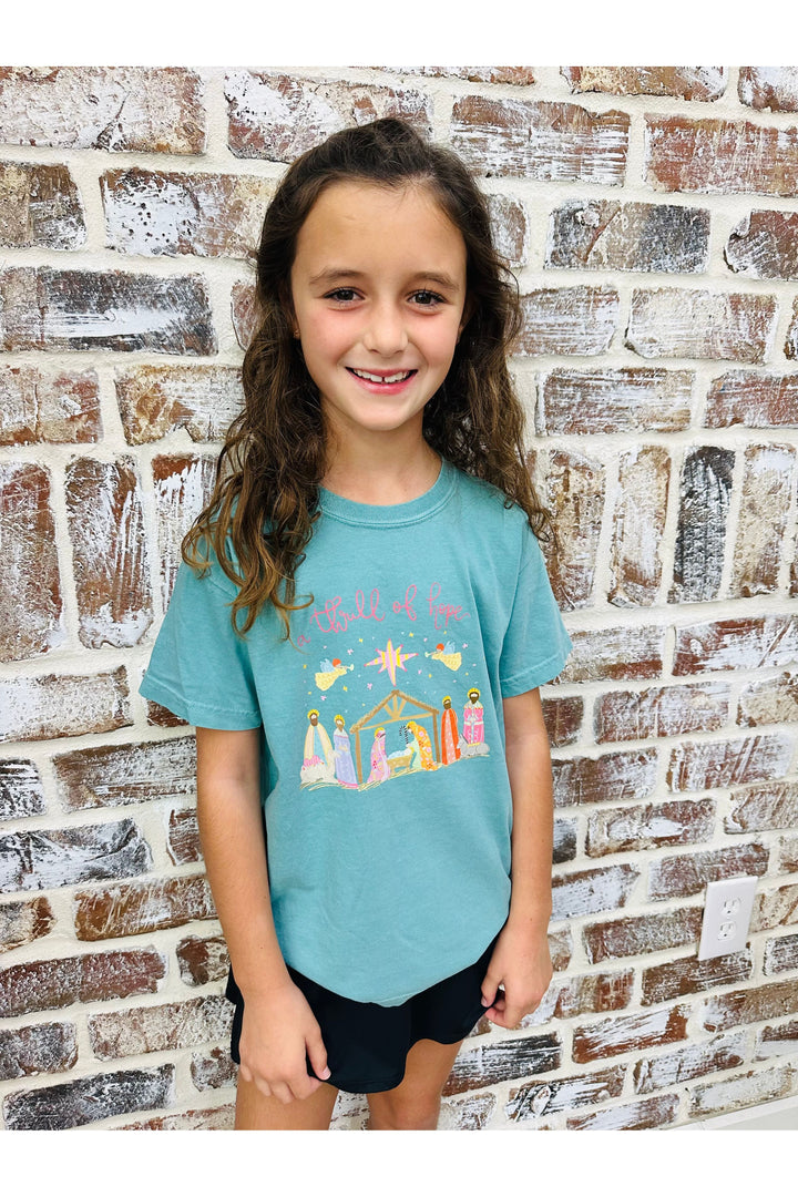 Nativity scene youth tshirt 
