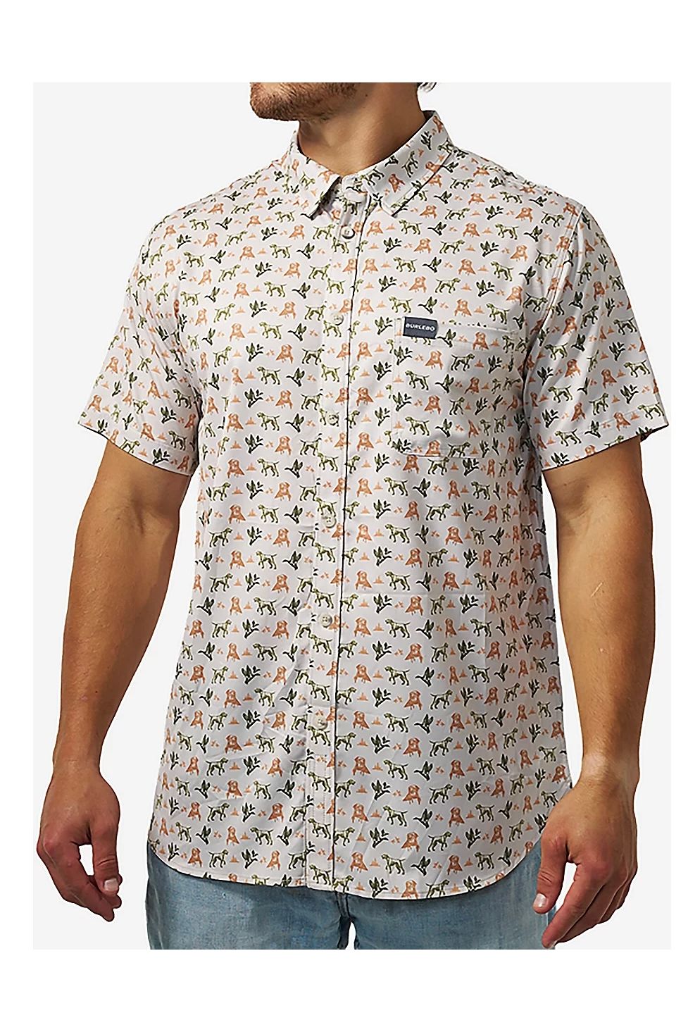 Burlebo Performance Button Up - Mallard Duck Dog