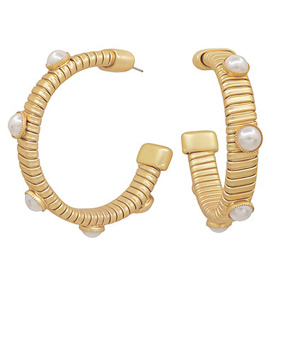 Pearl Open Hoops