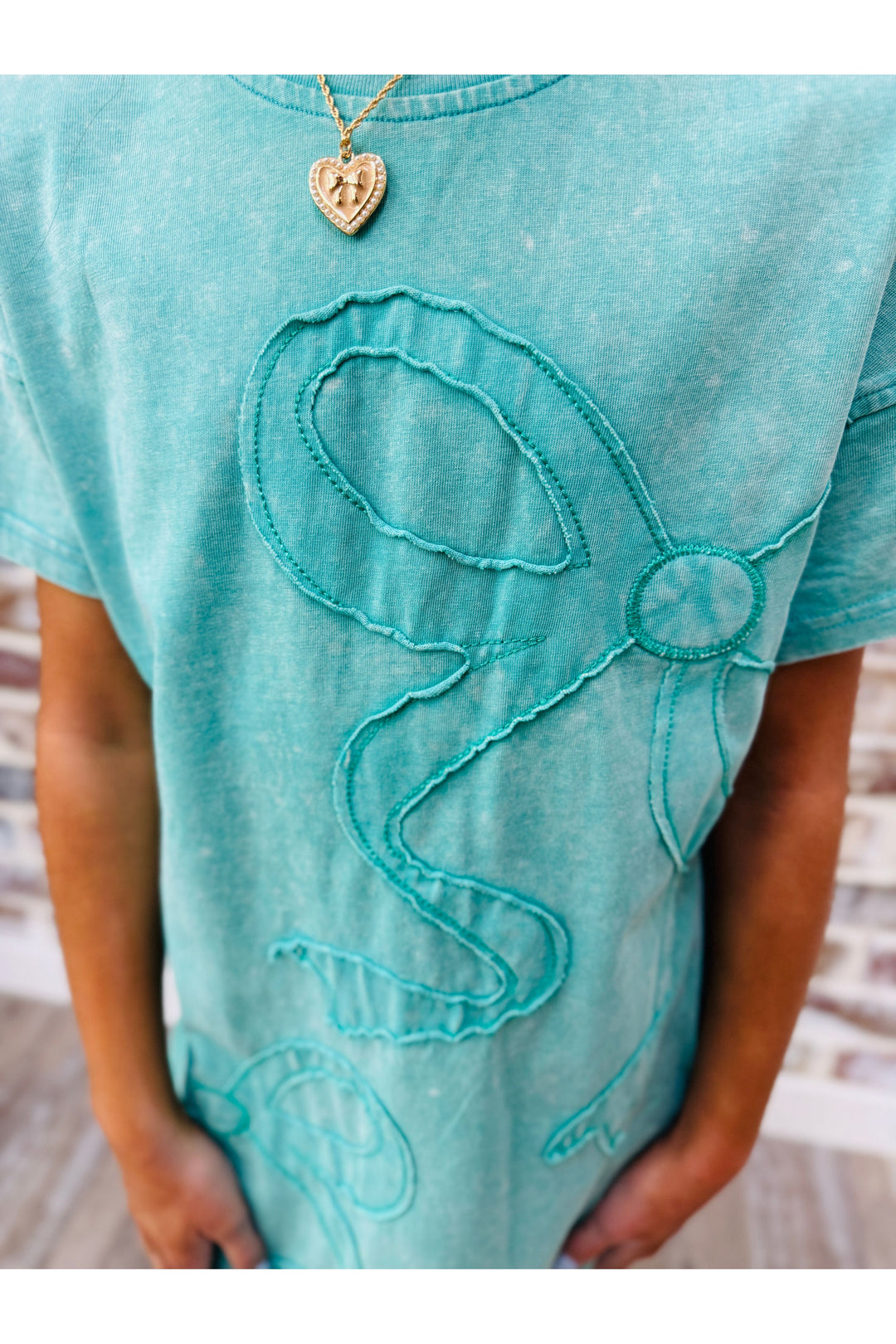 YOUTH Bow T- Shirt Dress