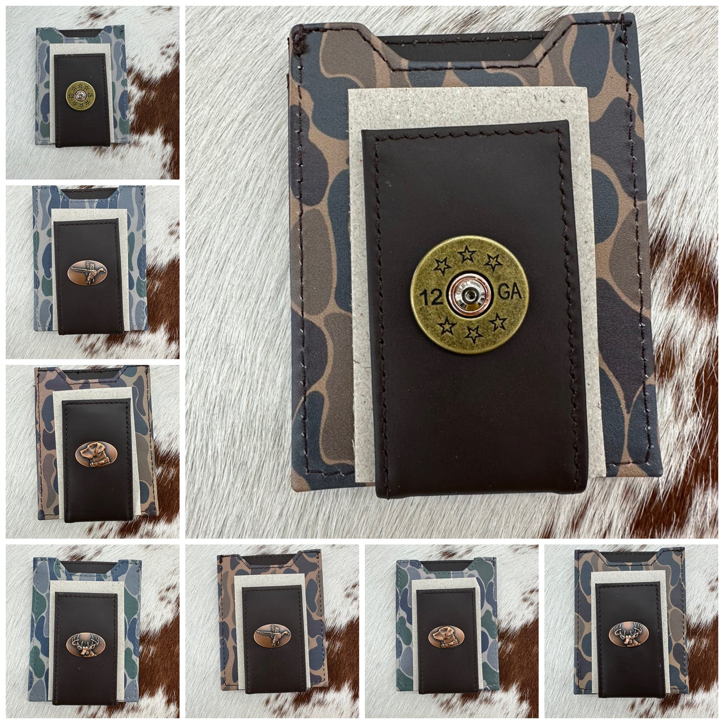 Old School Camo Front Pocket Wallet