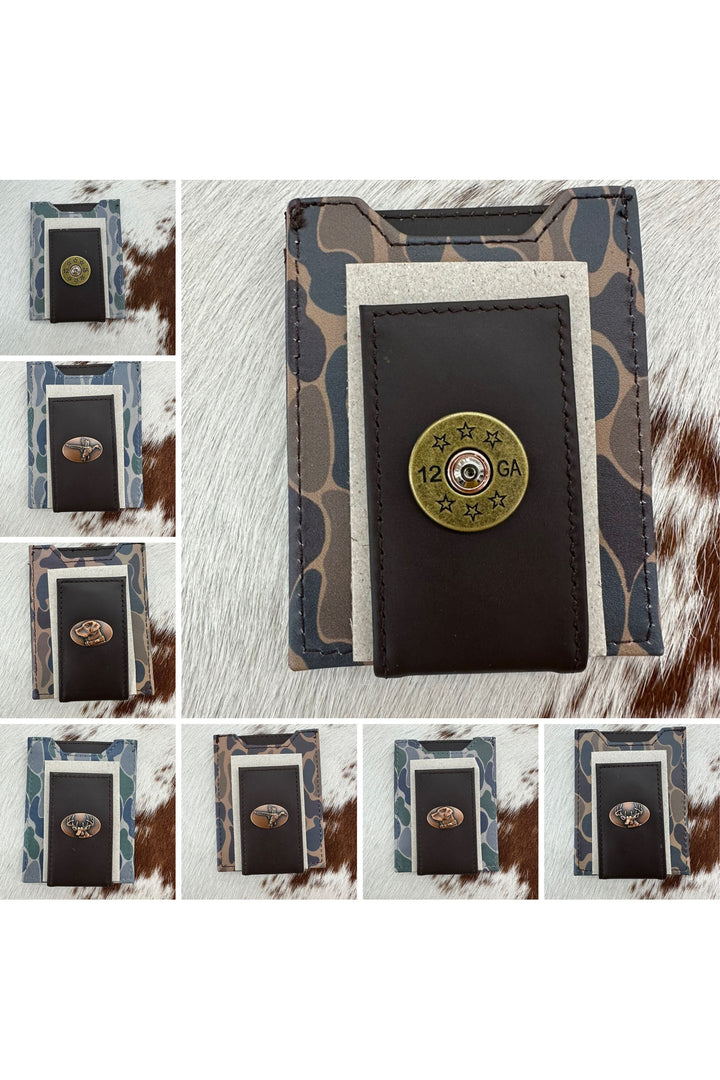 Old School Camo Front Pocket Wallet