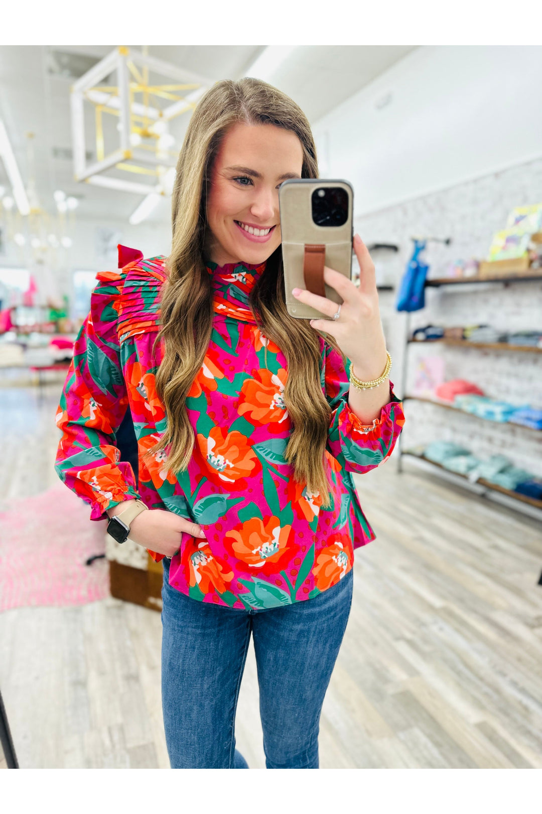 Michelle McDowell Floral Top