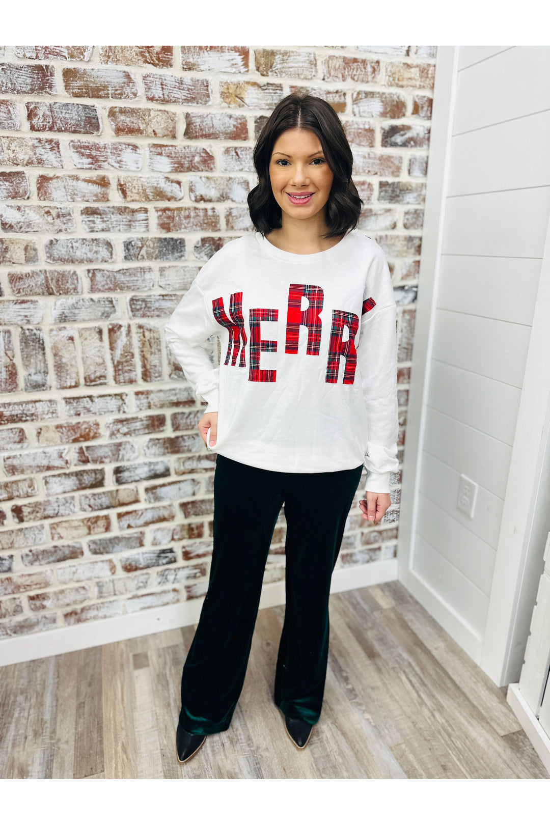 Hunter Green Velvet Pants