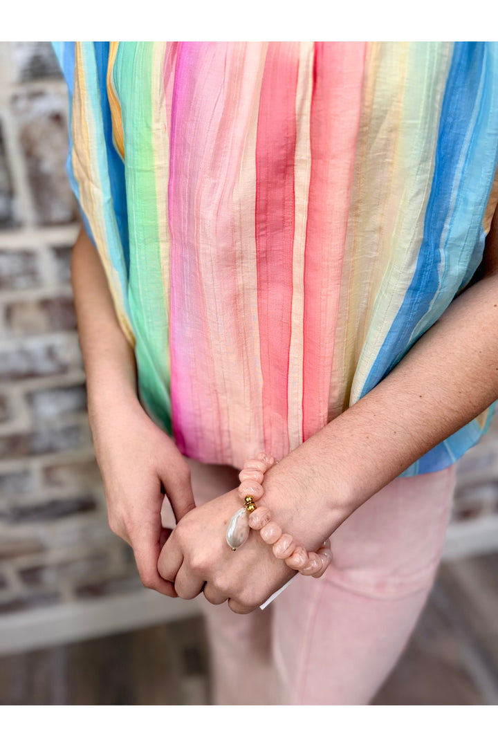 Pink Pearl Bracelet