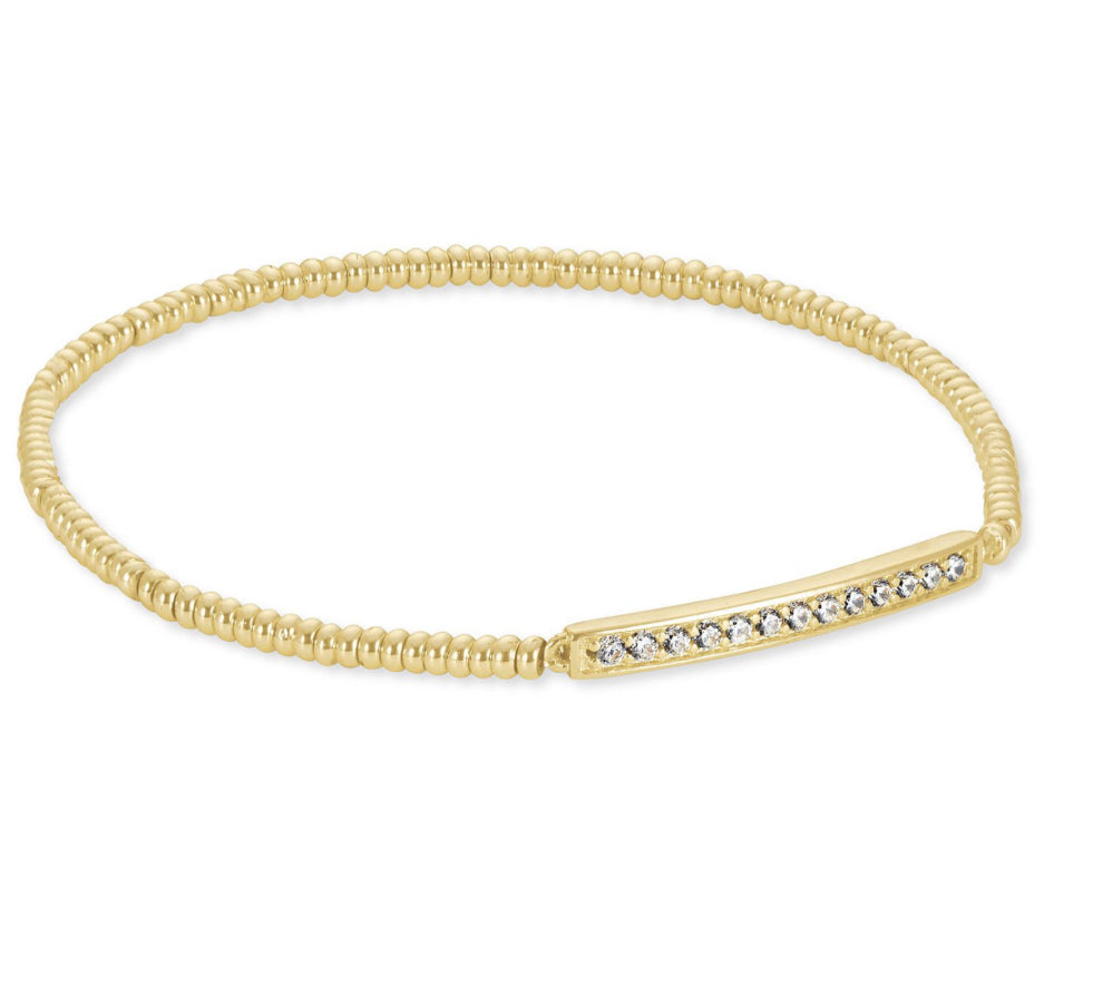 Kendra Scott| ADDISON STRETCH BRACELET GOLD METAL