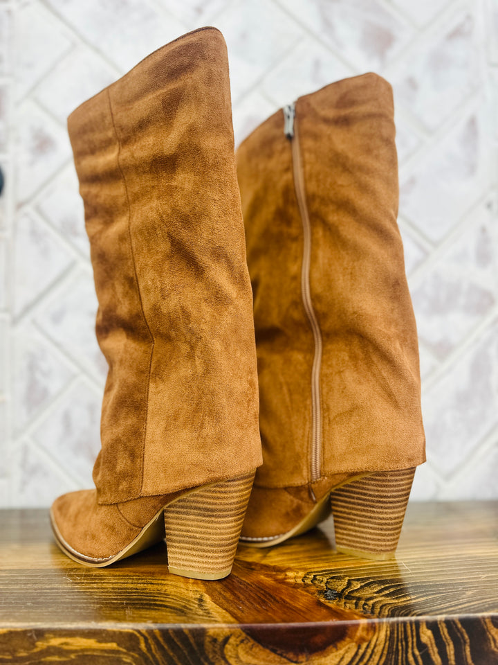 Corkys| Tobacco Faux Suede