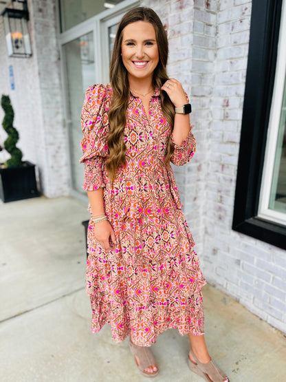 Fall Into Fun Midi Dress