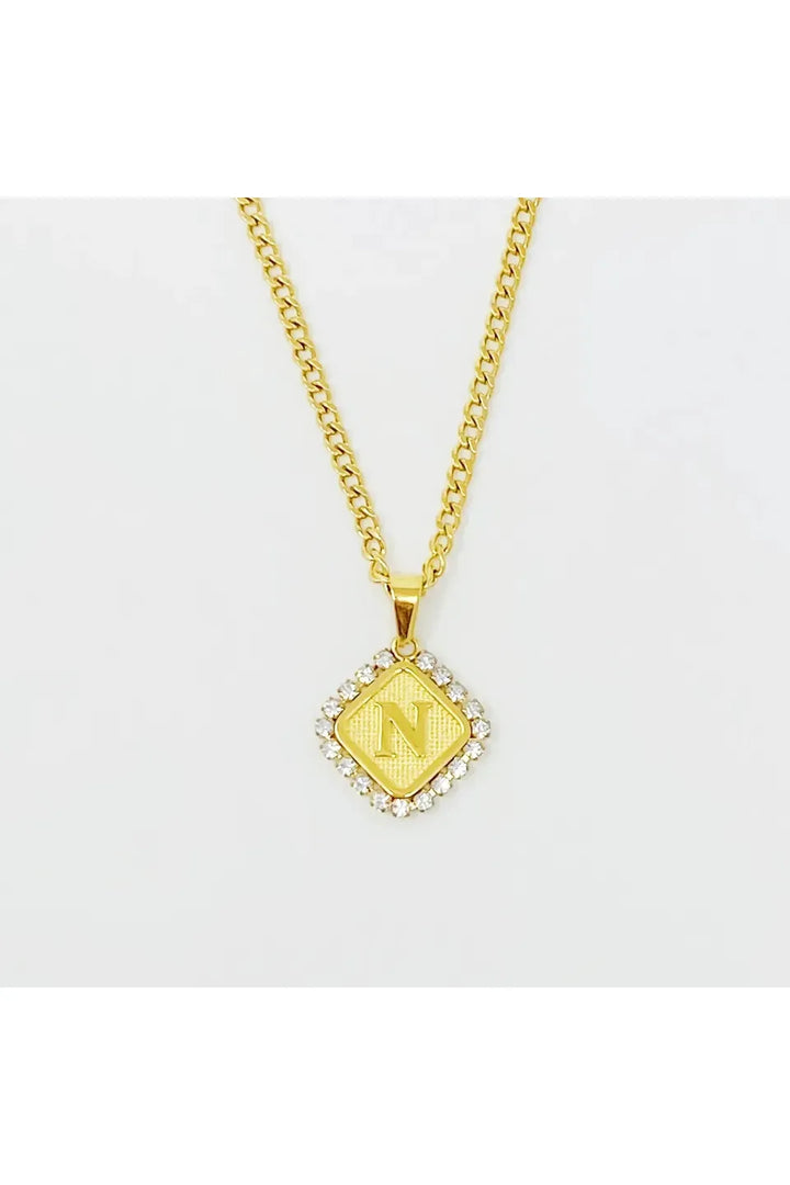 Aztec Delight Initial Necklace