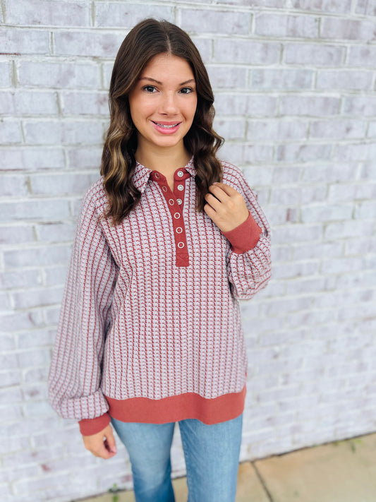 Rustic Squares Top