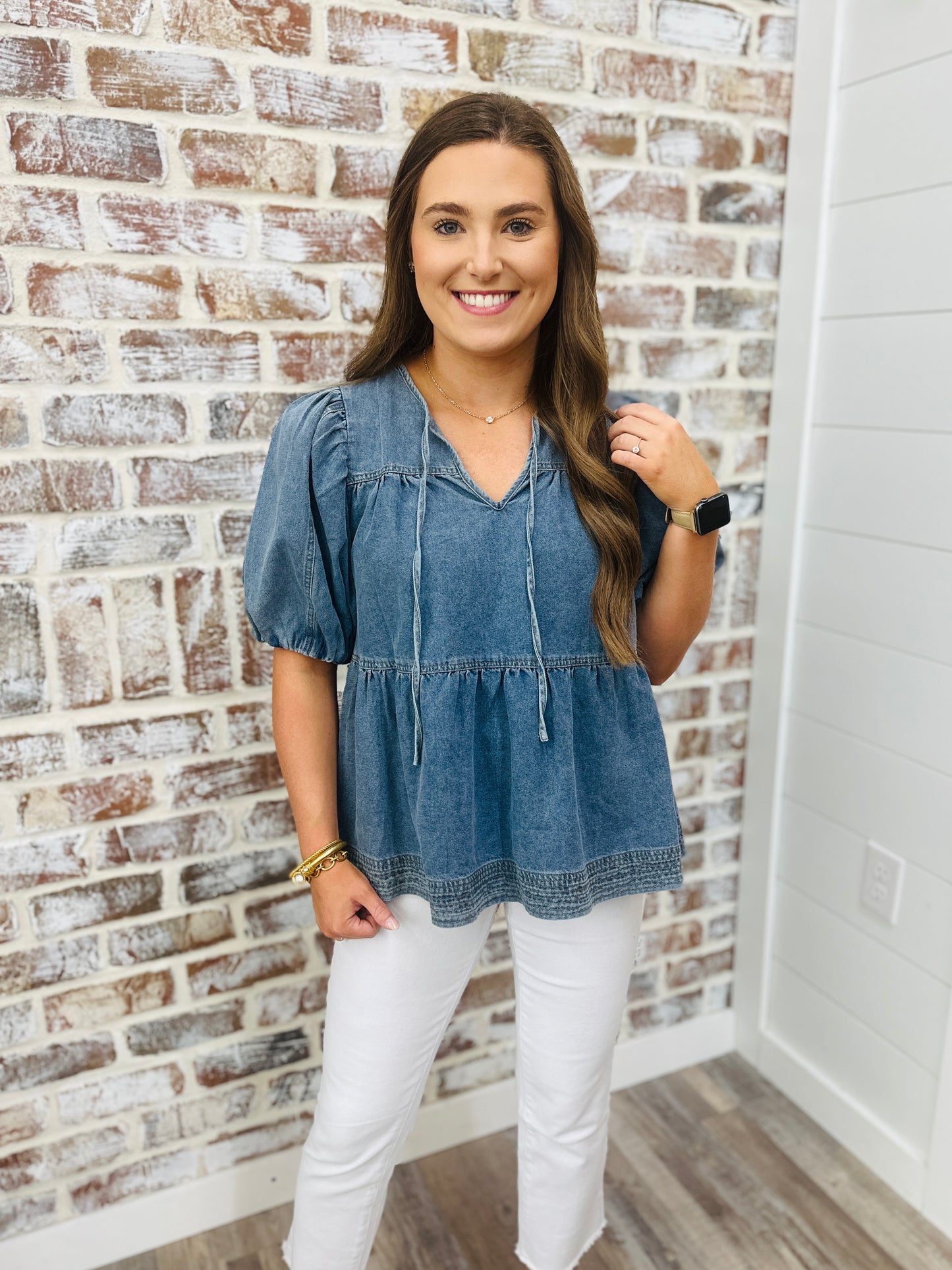 Denim Delight Top