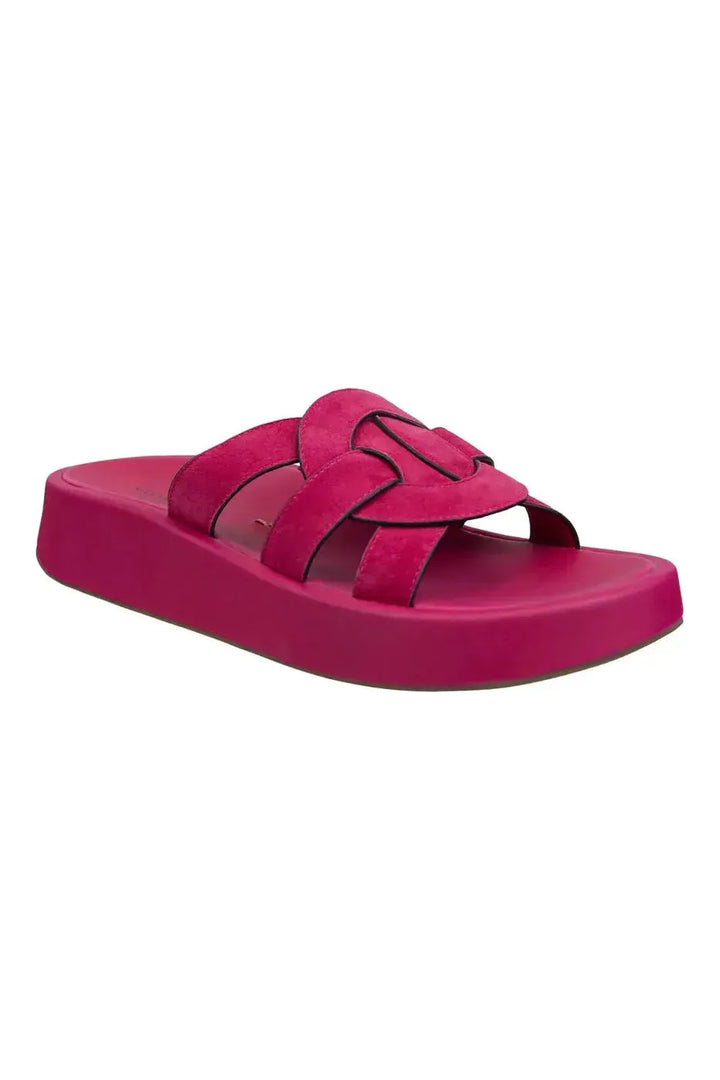 Naked Feet| MARKET IN PINK PLATFORM SANDALS