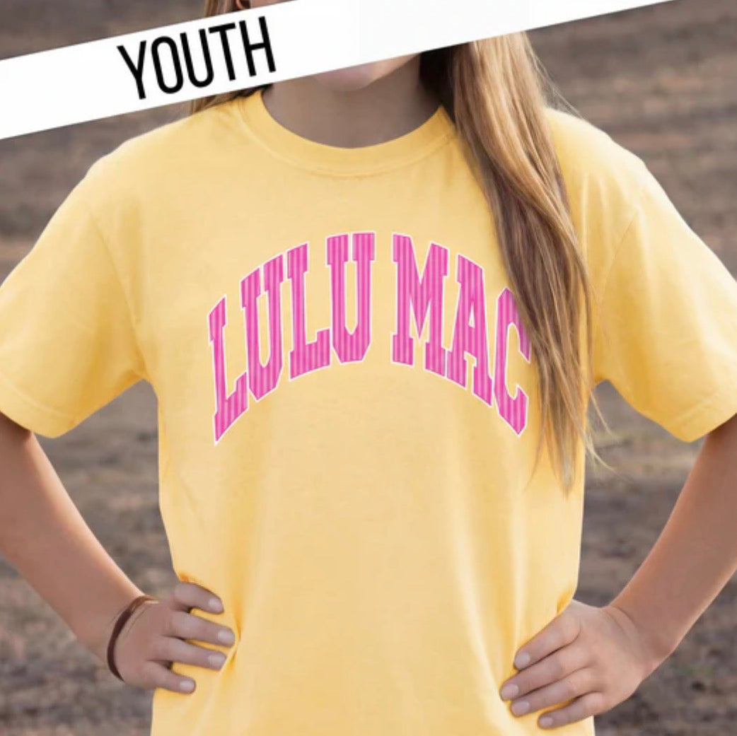 YOUTH LULU MAC| Stripe Butter Tee