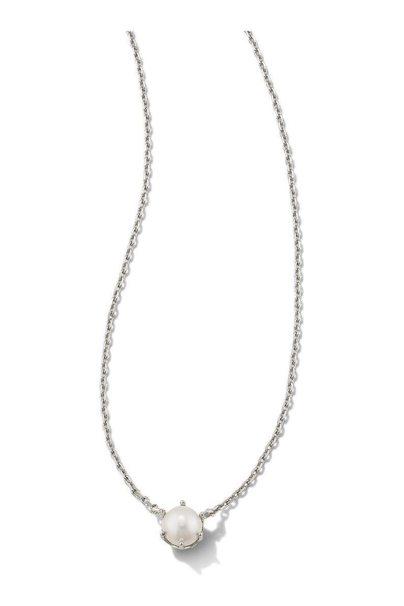Kendra Scott| ASHTON PEARL PENDANT NECKLACE SILVER