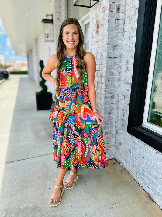 Beach Party Midi Dress