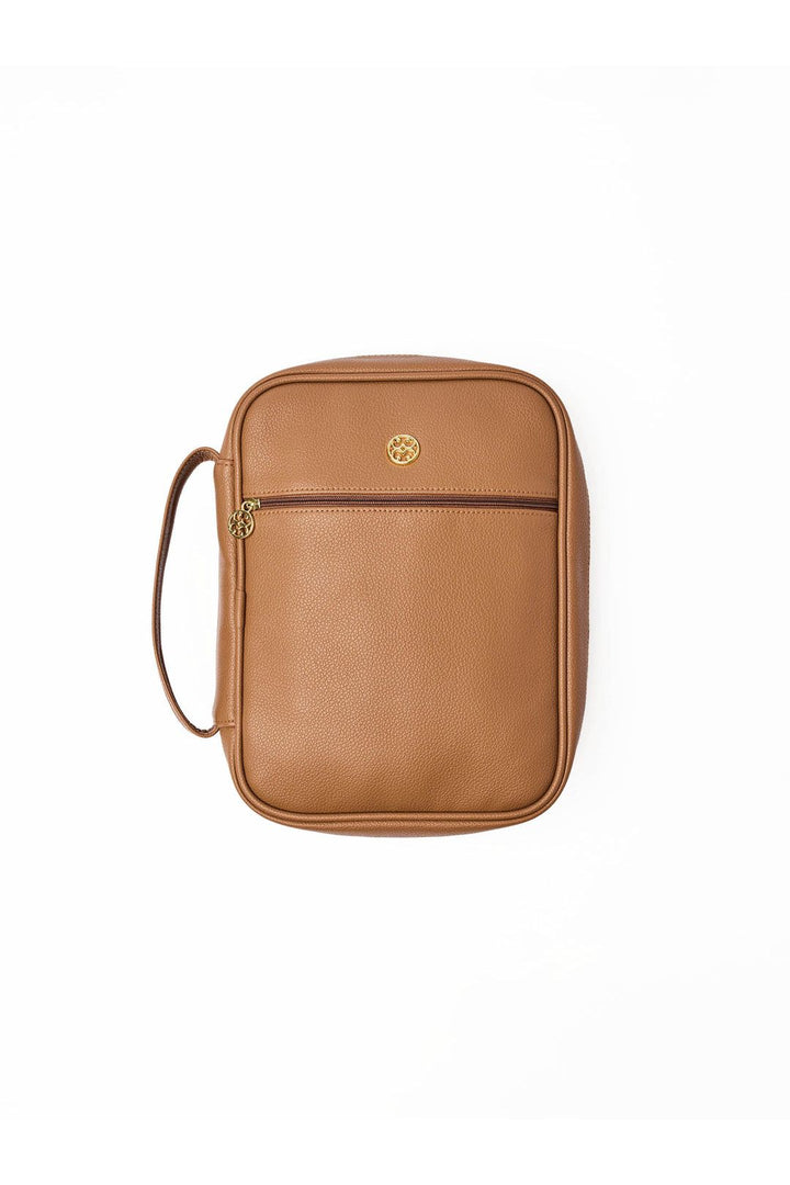 Mary Square Bible Cover | Camel