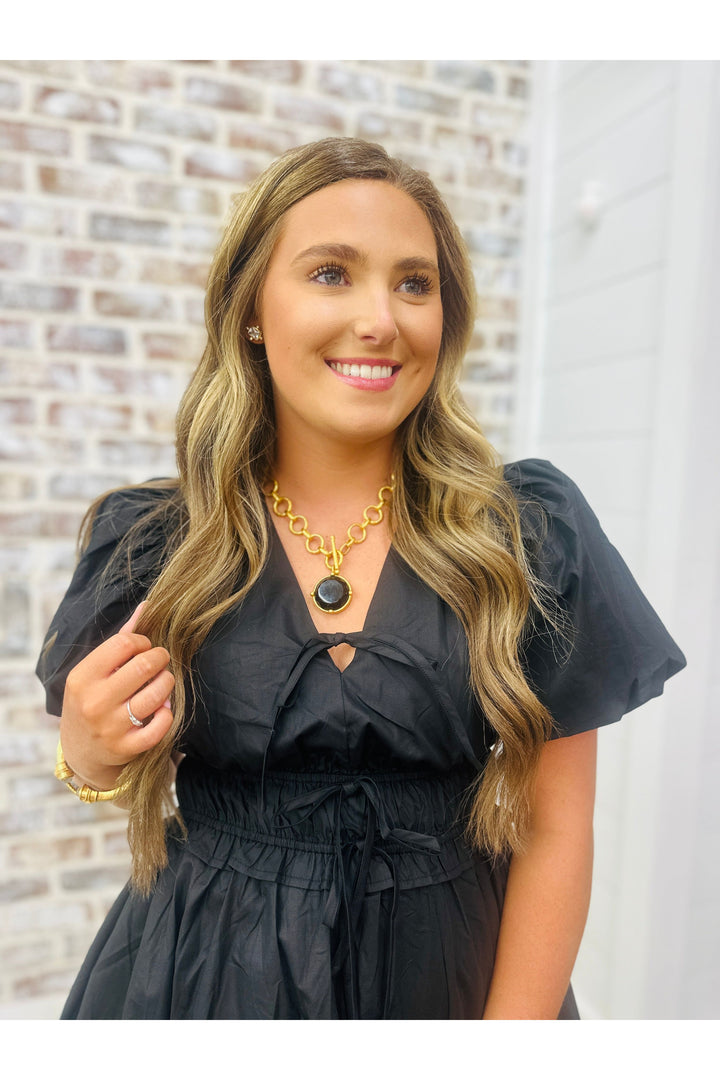 Black Tied Dress