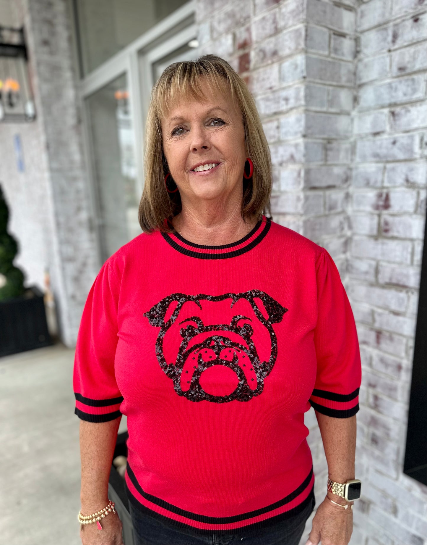 Bulldog Pride Top {Size Up}