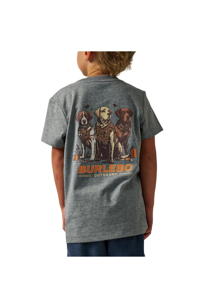 Burlebo Youth - Camo Duck Dogs - Dark Heather Grey