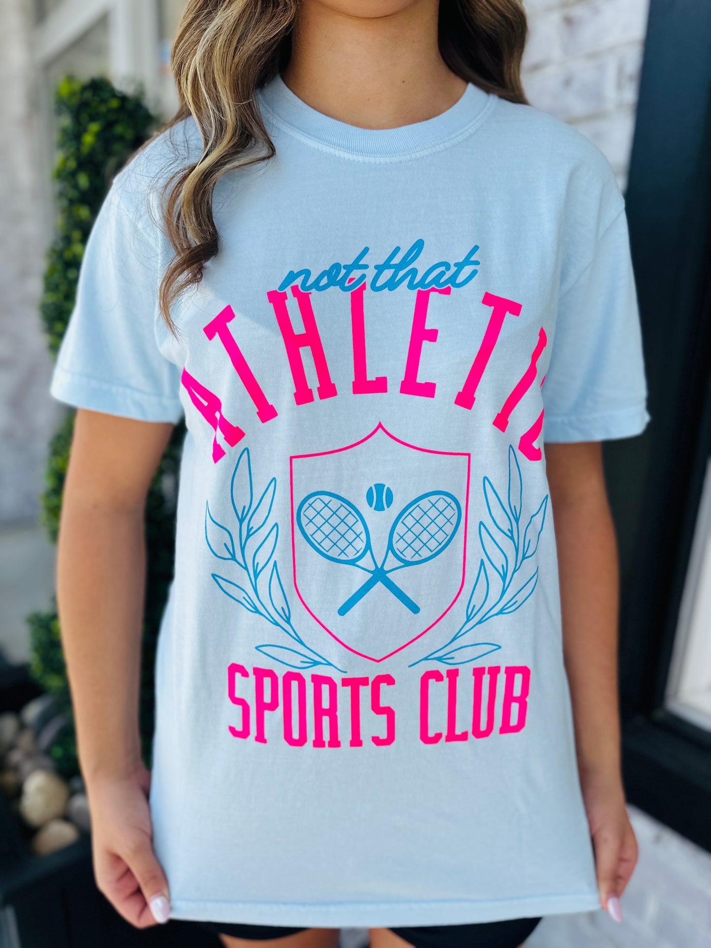 Not That Athletic Sports Club Tee