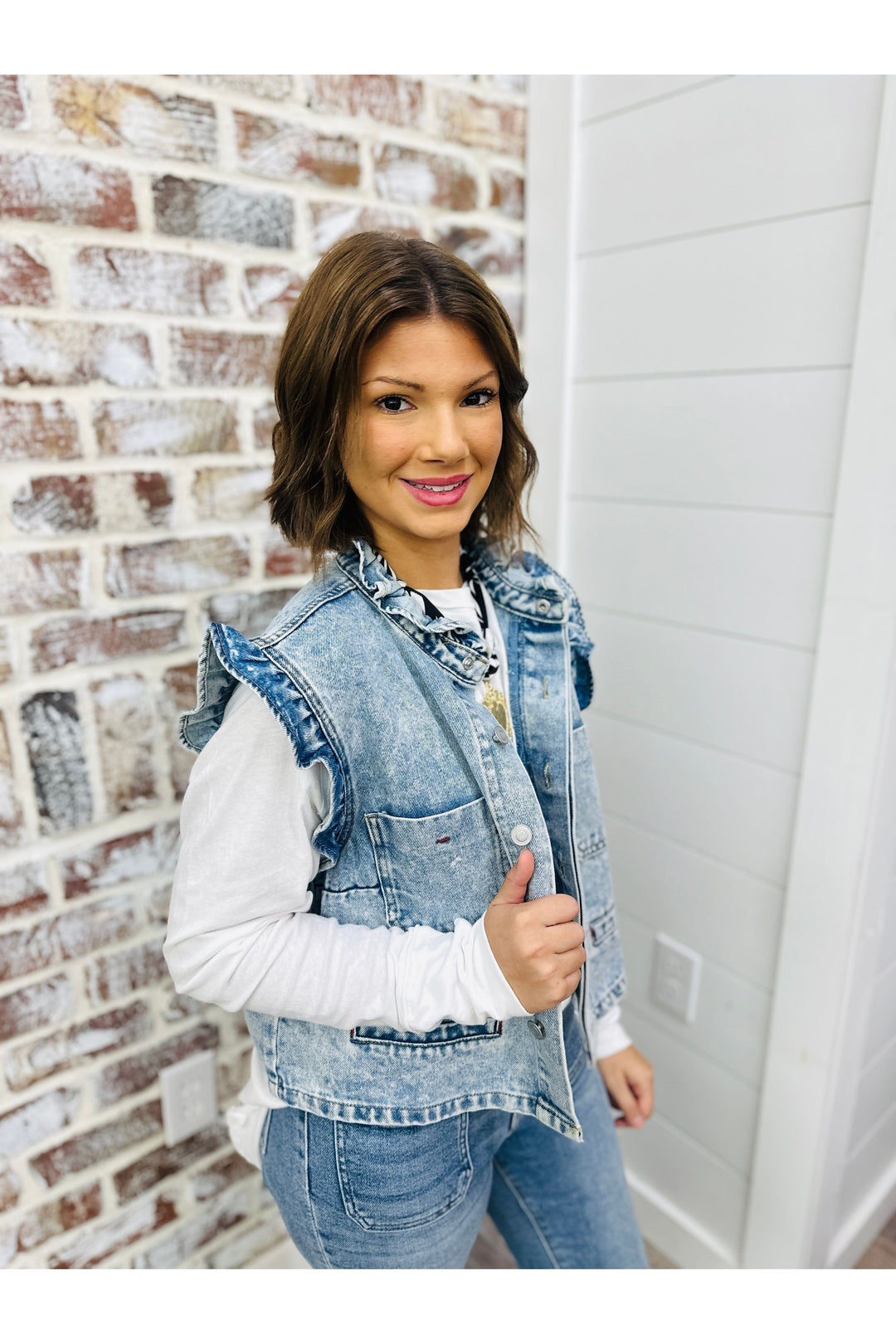 long sleeve white thumb hole top