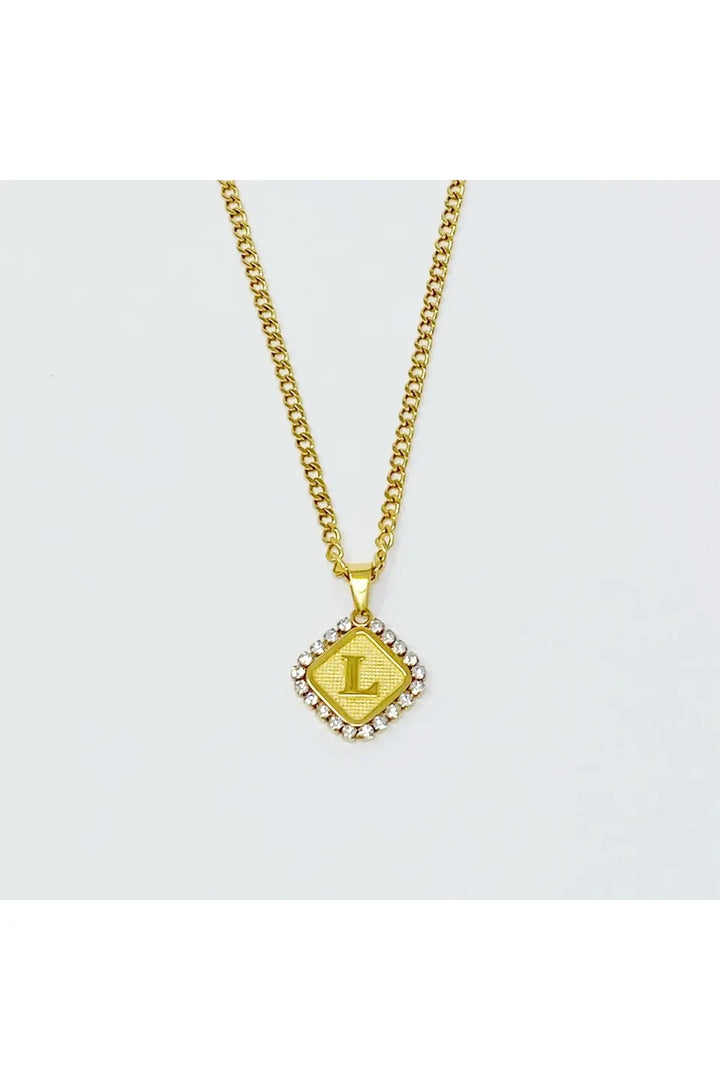 Aztec Delight Initial Necklace