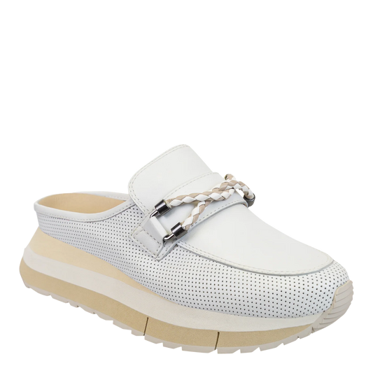 Naked Feet| POLO WHITE PLATFORM SNEAKERS