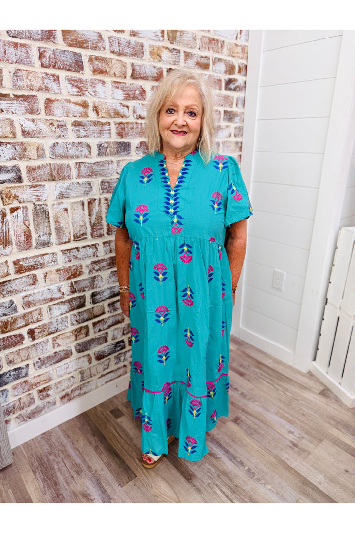 PLUS | Flutter Forever Midi Dress