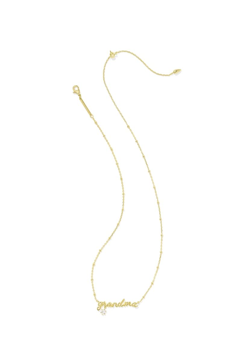 Kendra Scott | Grandma Gold Crystal Short Pendant Necklace