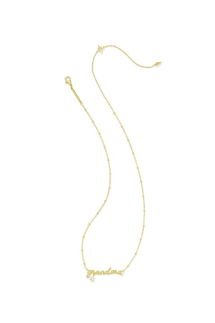 Kendra Scott | Grandma Gold Crystal Short Pendant Necklace