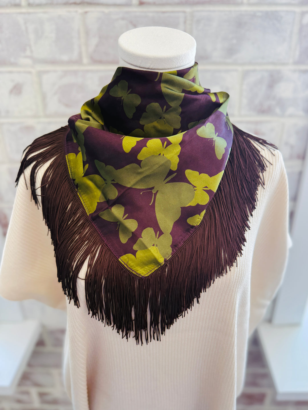 Autumn Flutter Fringe Scarf