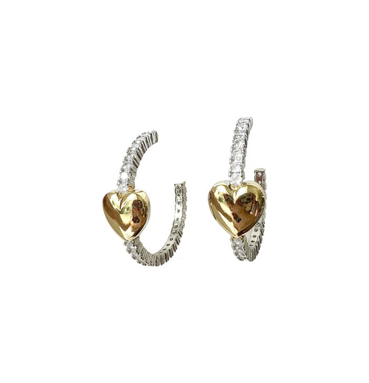 Gemelli ~ Christol hoop earrings