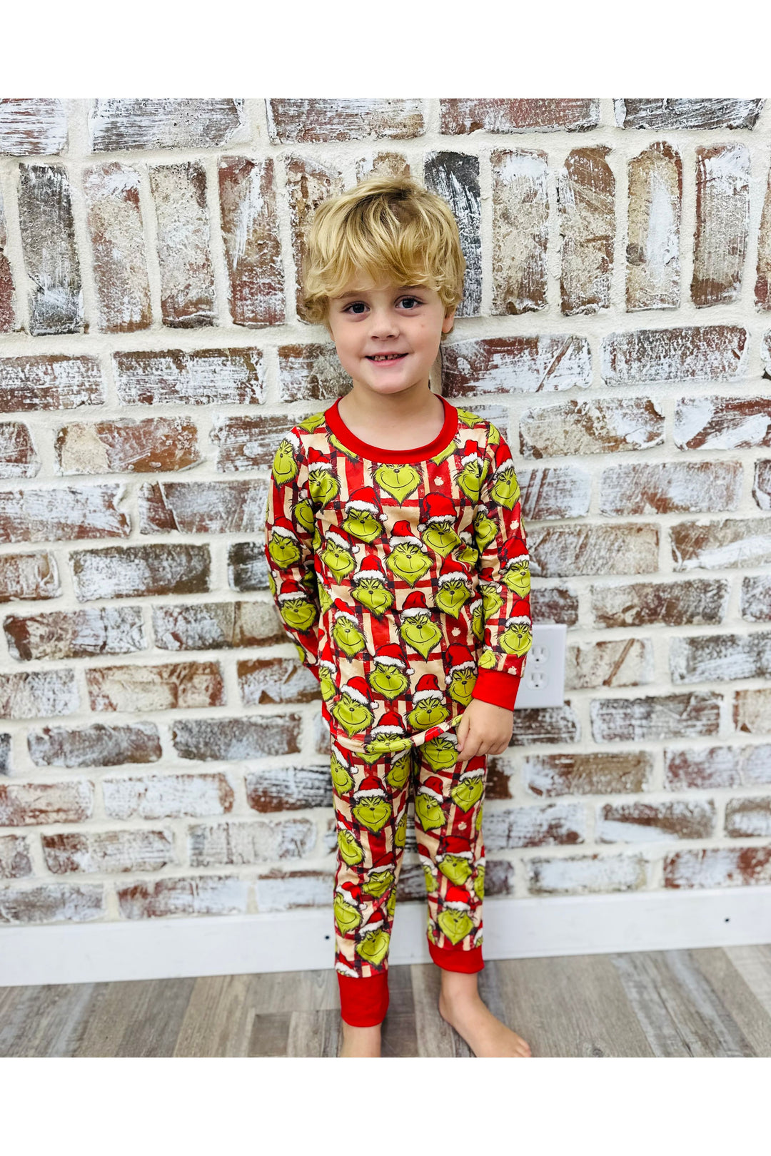 Grinch pajamas 