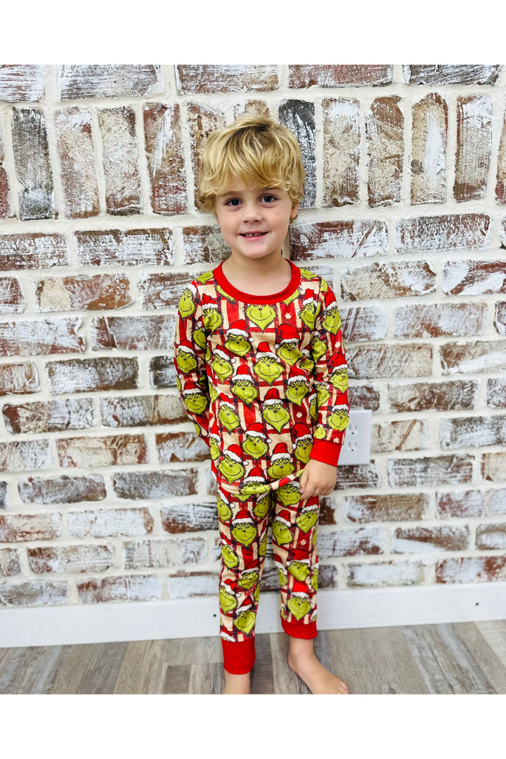 Grinch pajamas 