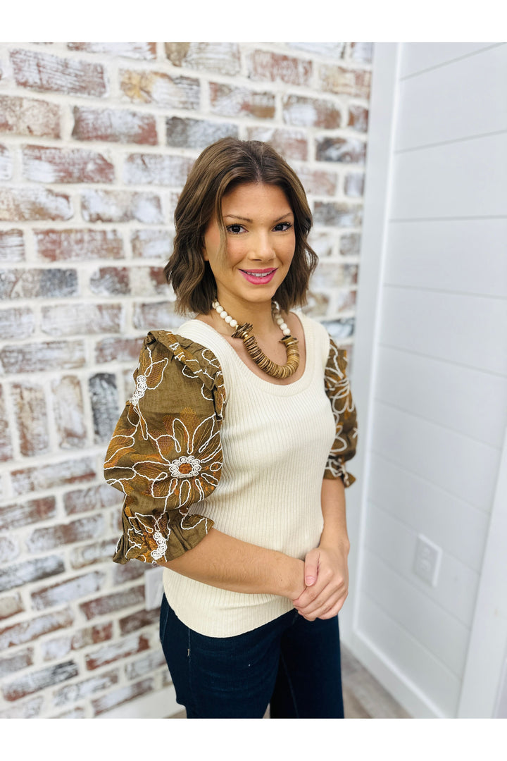 Floral Blooms Top