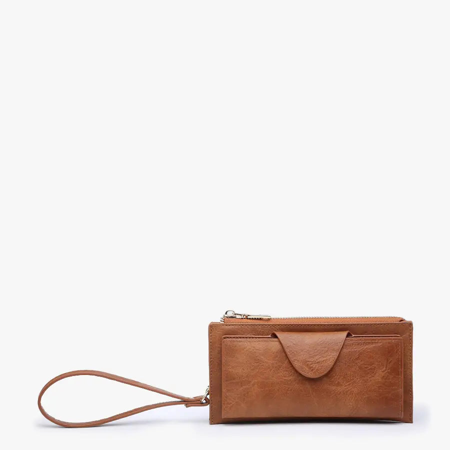 Brown~ Kyla Wallet w/ Snap Closure